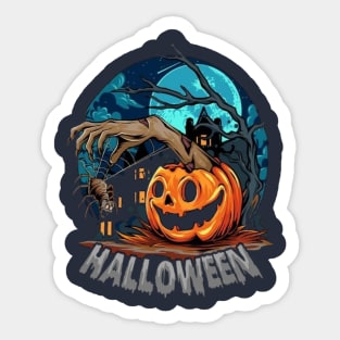 Helloween pumpkin Sticker